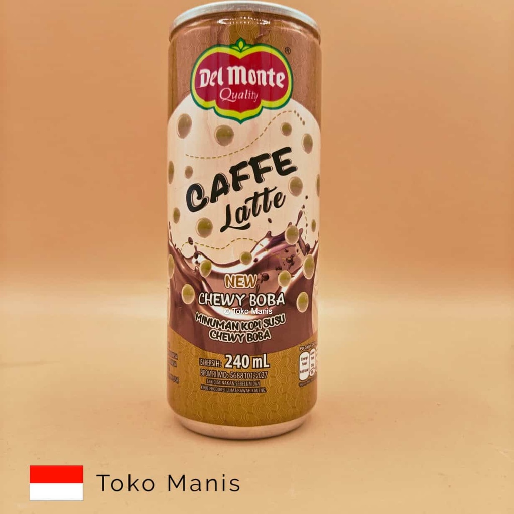 [TM02958] DELMONTE Boba Cafe Latte (240 ml)