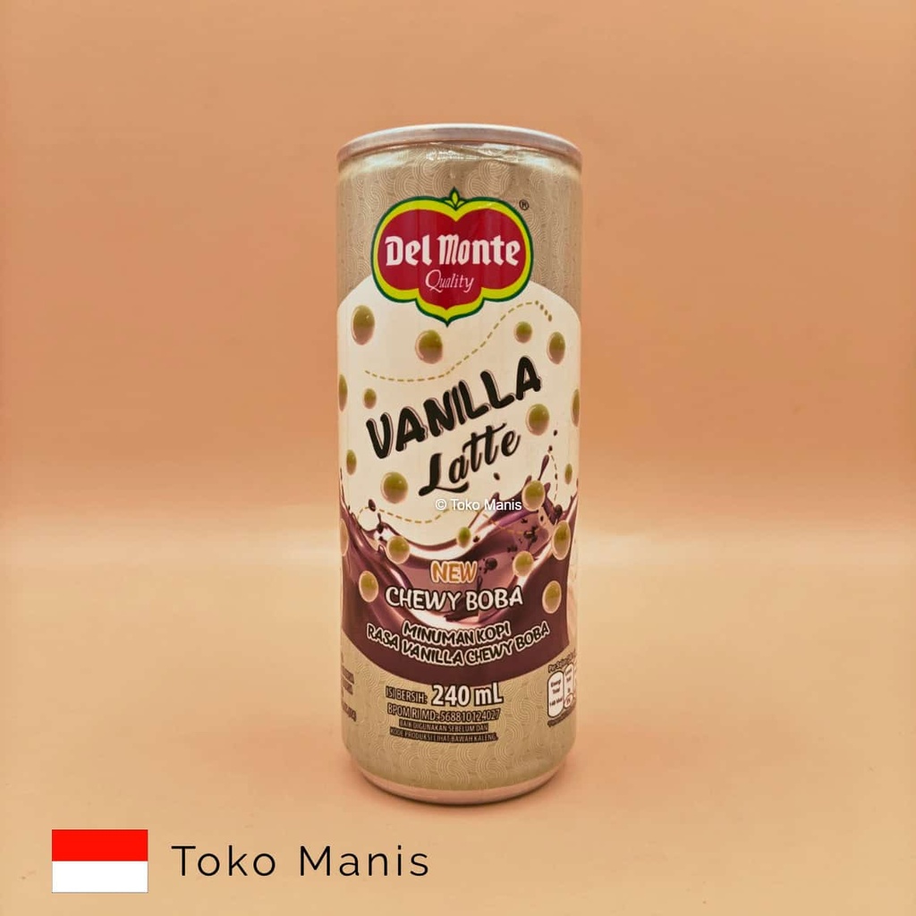 [TM02959] DELMONTE Boba Vanilla Latte (240 ml)