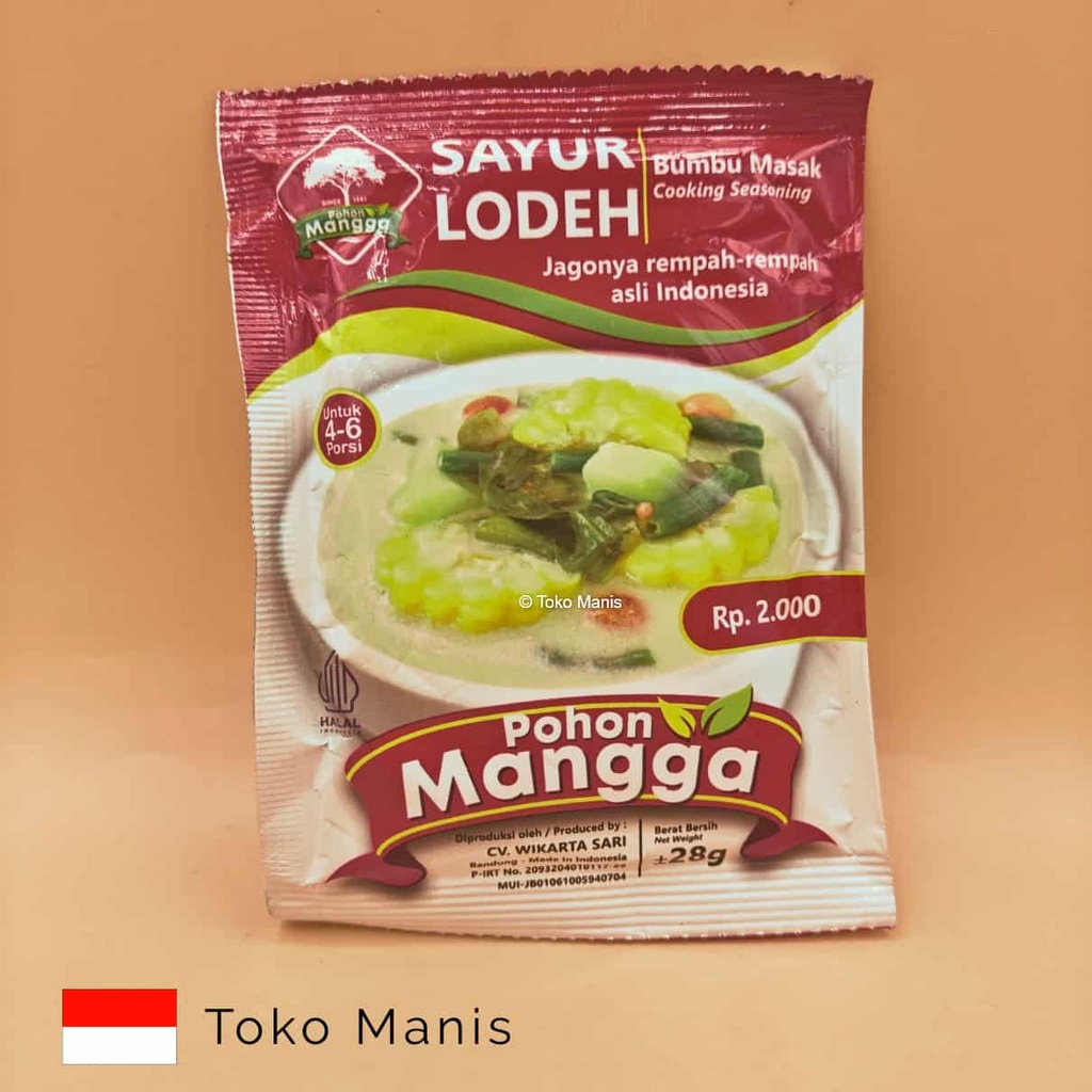 [TM02966] POHON MANGGA Sayur Lodeh (28 g)
