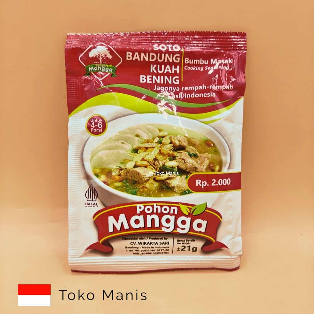 POHON MANGGA Soto Bandung Kuah Bening (21 g)