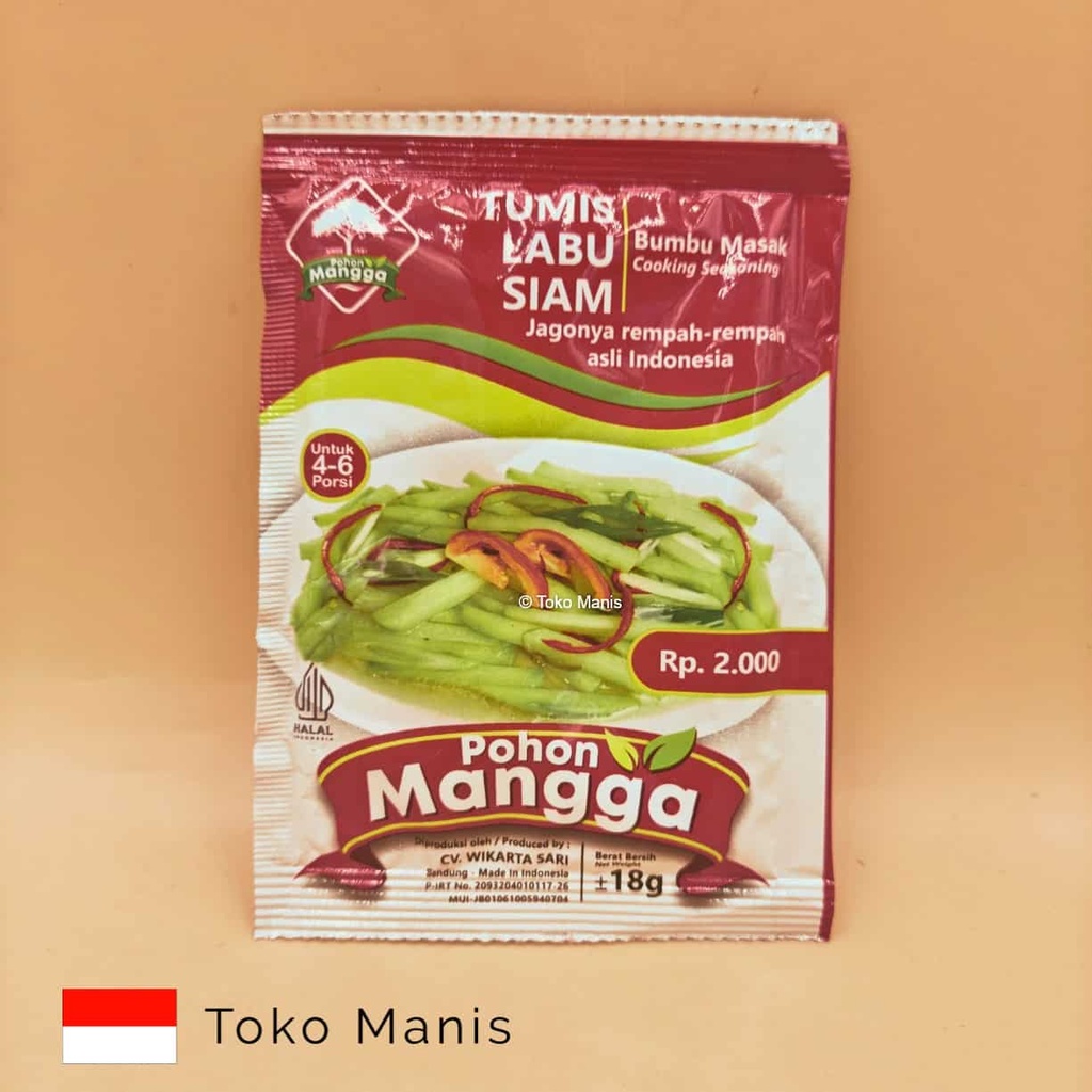 [TM02976] POHON MANGGA Tumis Labu Siam (18 g)