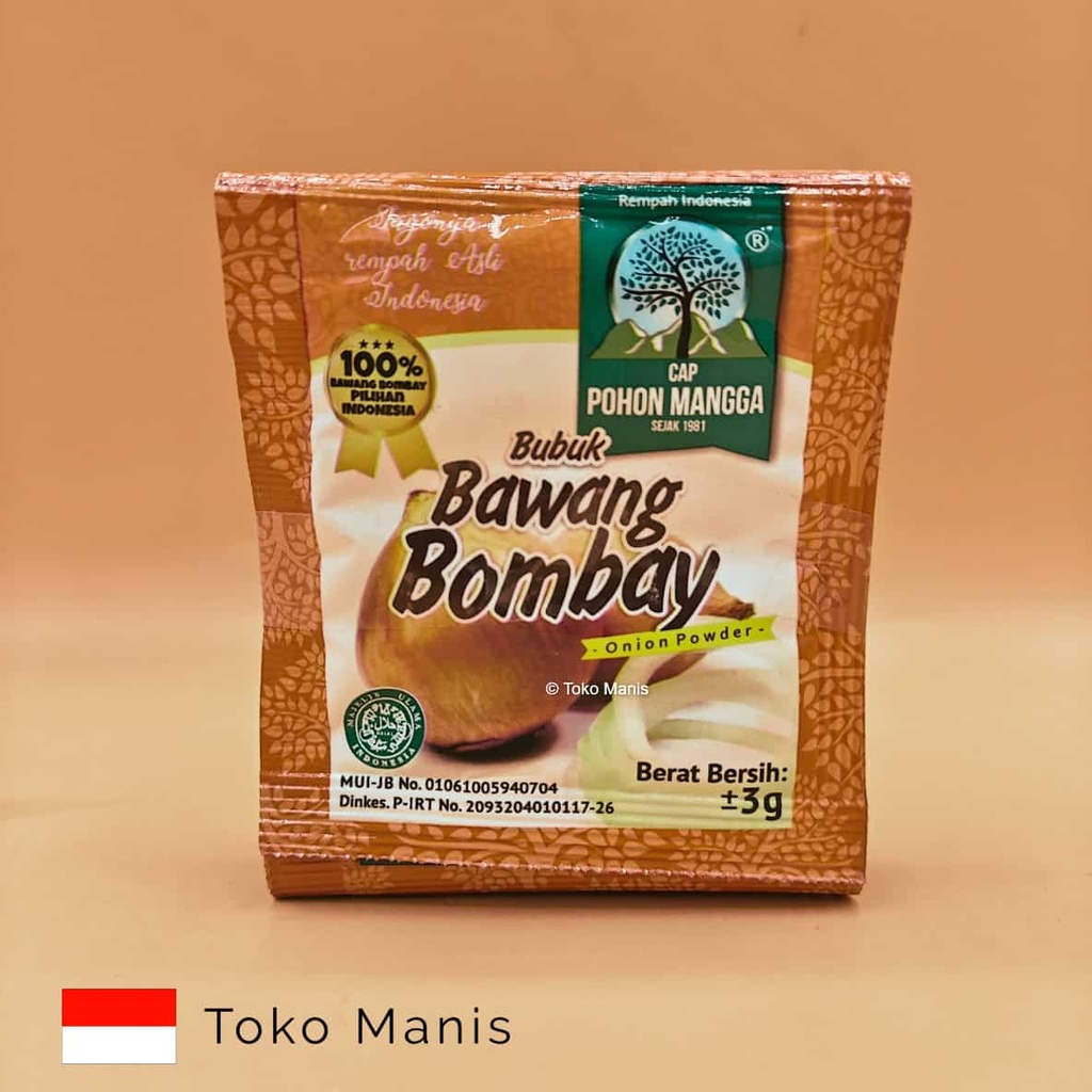 POHON MANGGA Bubuk Bawang Bombay (6 Sachets x3 g)