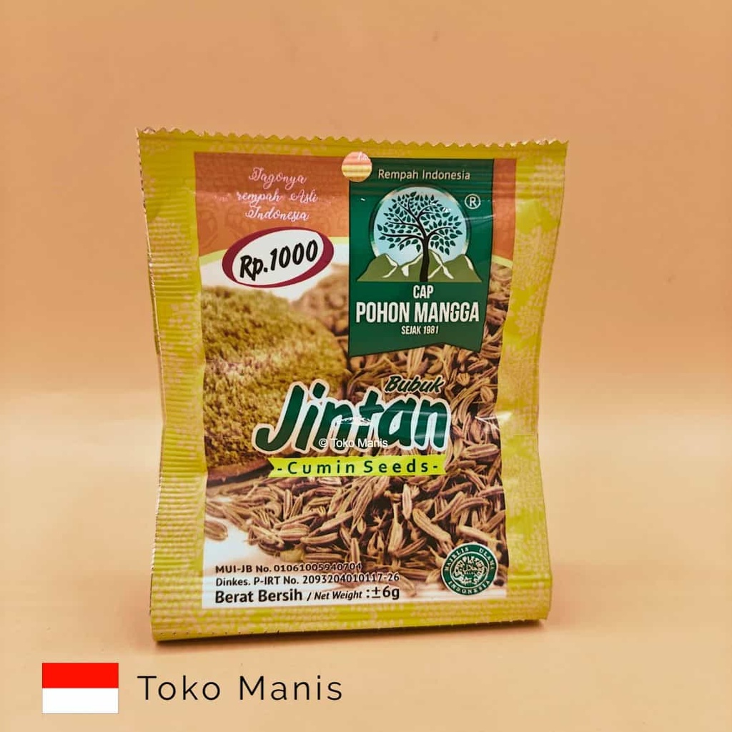 POHON MANGGA Bubuk Jintan 6 Sachets (6 g)