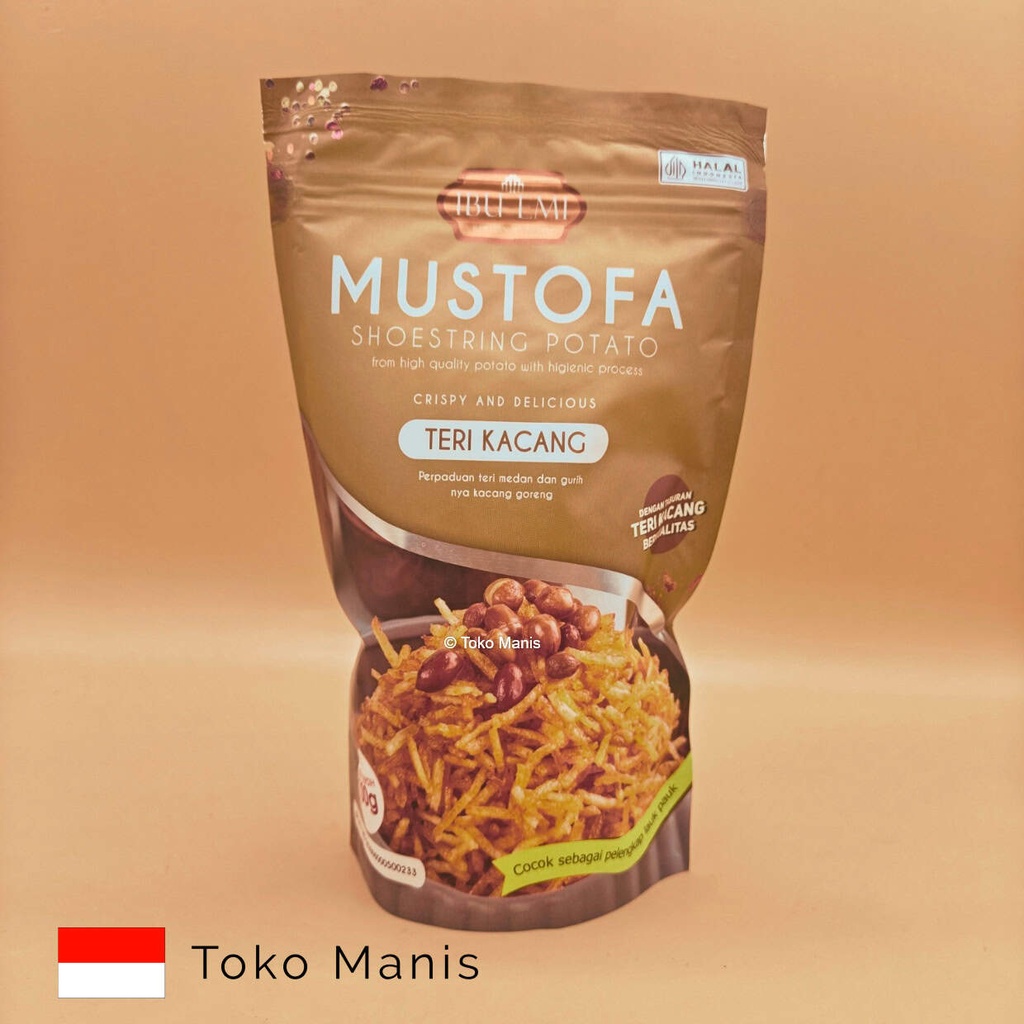 [TM02998] MUSTOFA IBU EMI Teri Kacang (100 g)