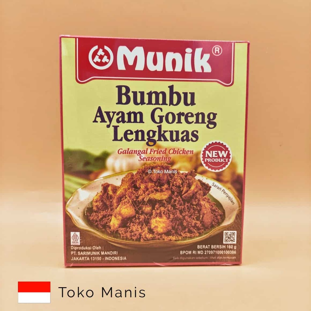 [TM03020] MUNIK Bumbu Ayam Lengkuas (160 g)