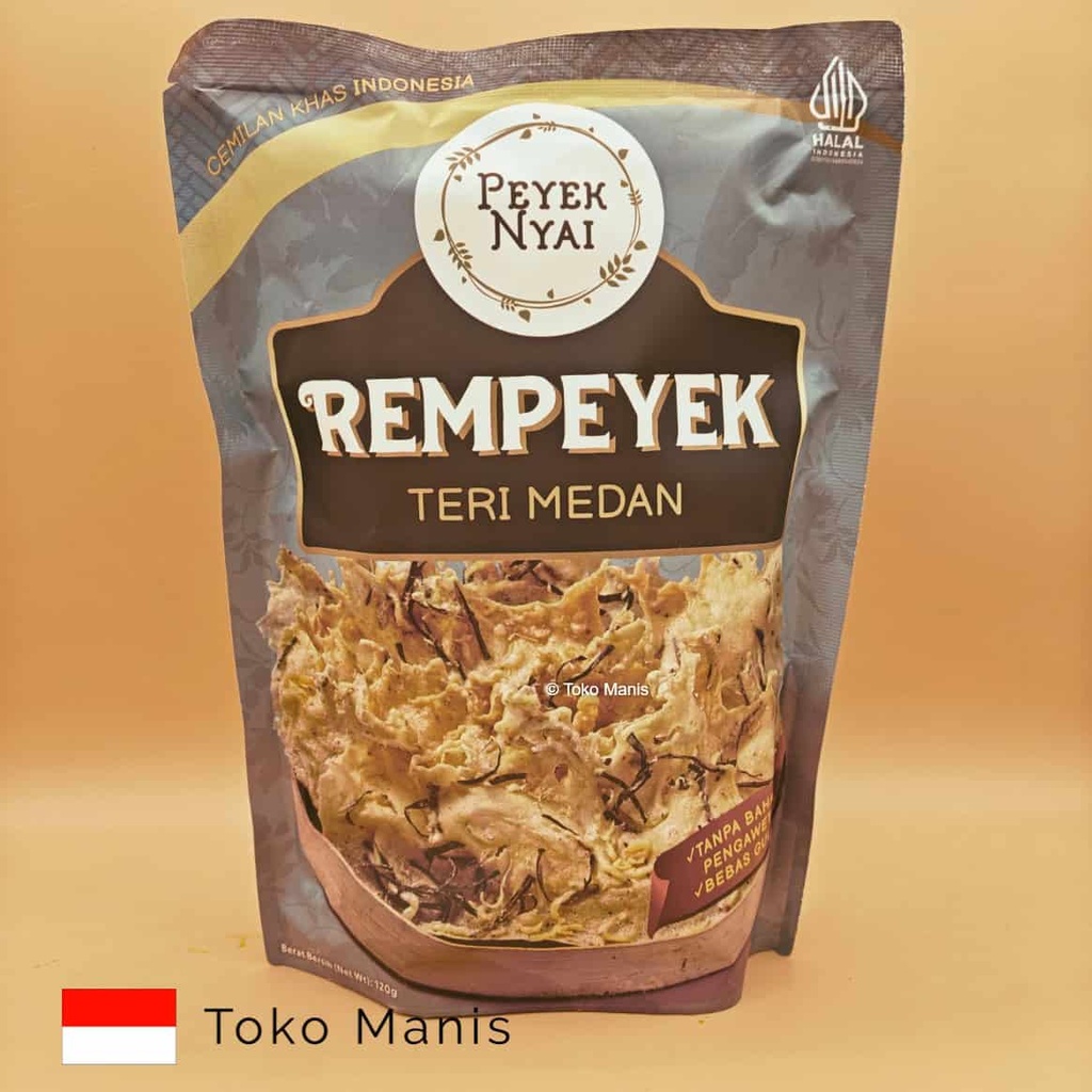 PEYEK NYAI Rempeyek Teri Medan (120 g)