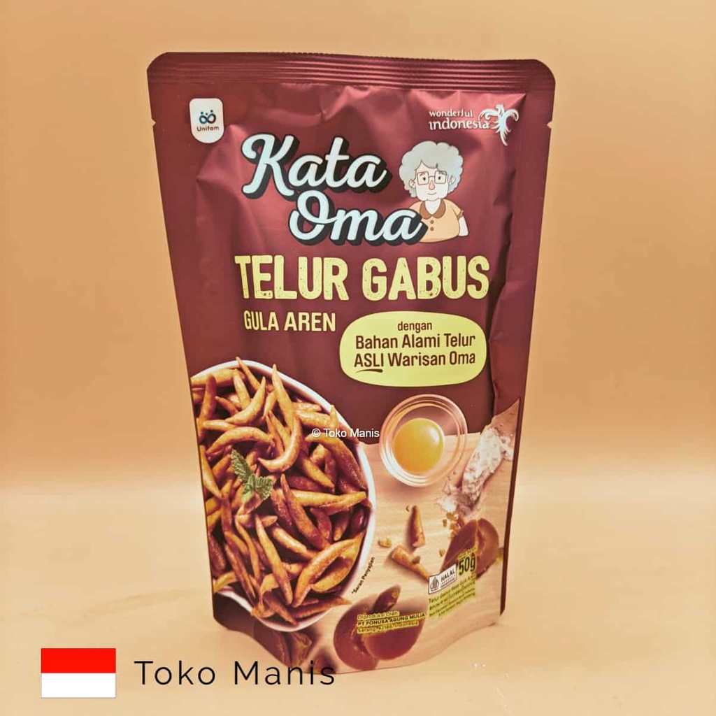 KATA OMA Telur Gabus Gula Aren (50 g)