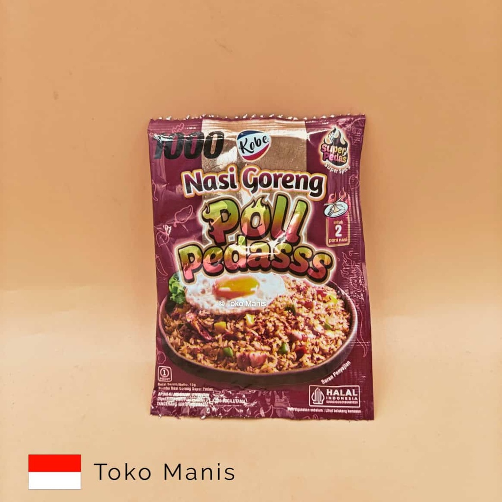 KOBE Nasi Goreng Poll Pedasss (12 g)