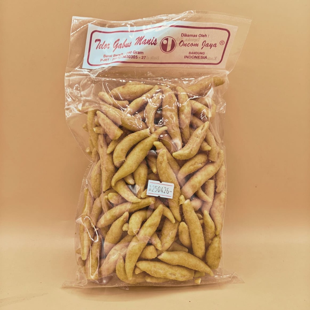 [TM03091] ONCOM JAYA Telur Gabus Manis (250 g)