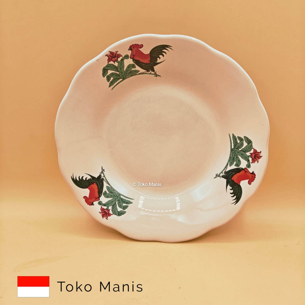 AYAM Jago Kode PB001 Piring Per Piece