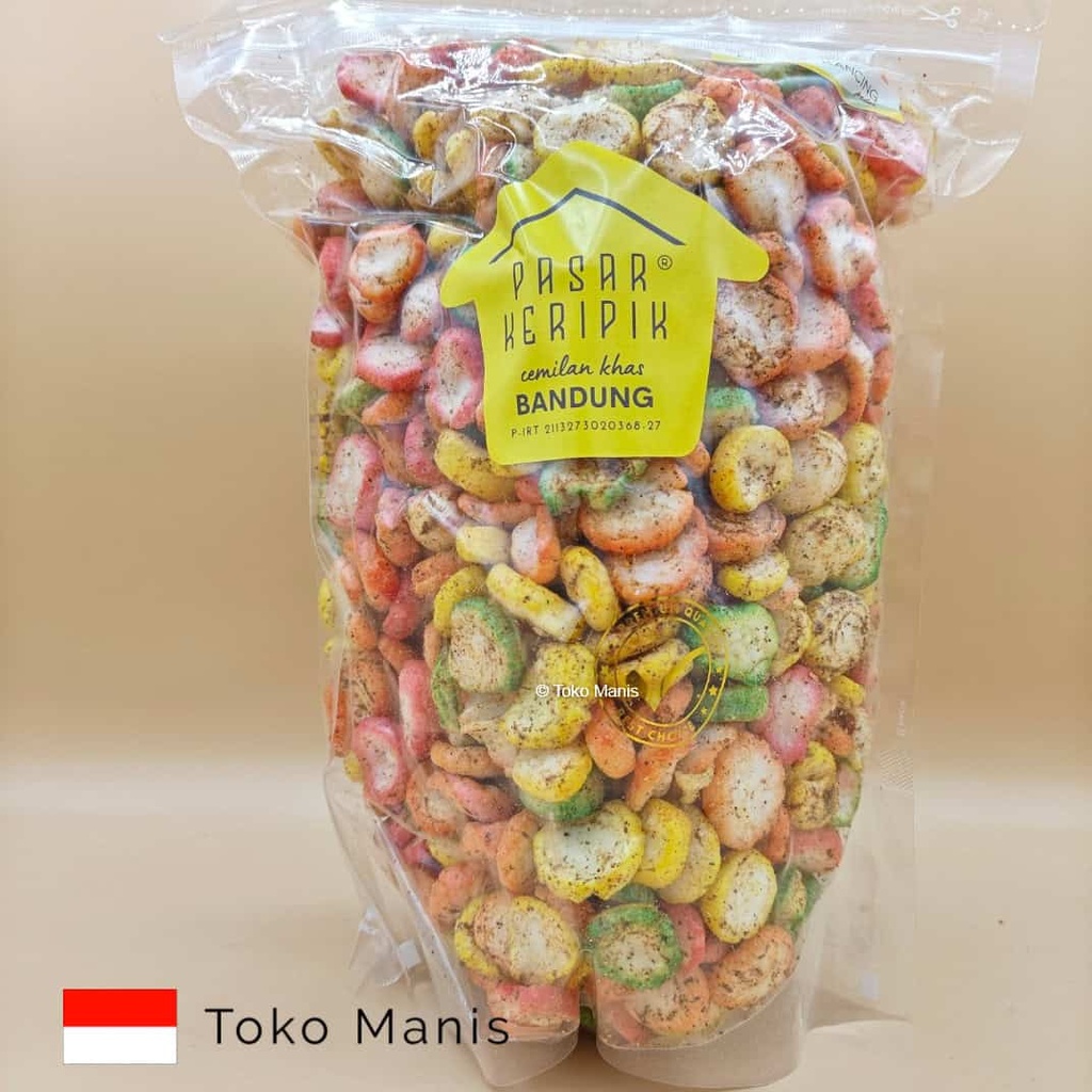 [TM03155] PASAR KERIPIK Kerupuk Kancing Pedas (265 g)