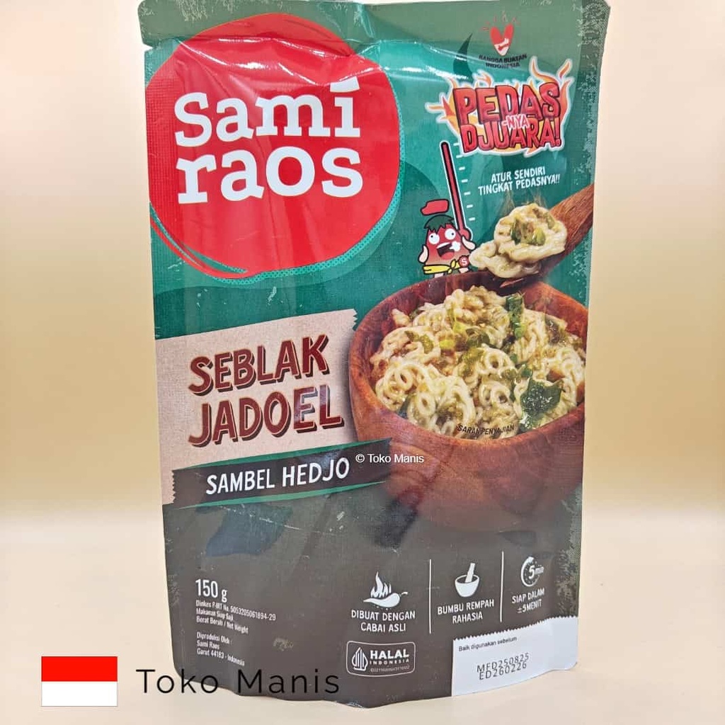 SAMI RAOS Seblak Jadoel Sambal Hejo (150 g)