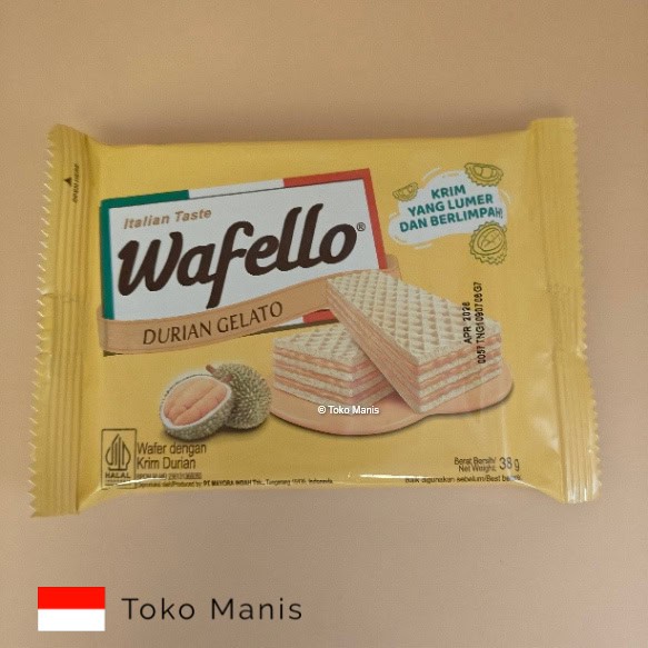 [TM03167] MAYORA WAFELLO Durian Gelato (38 g)