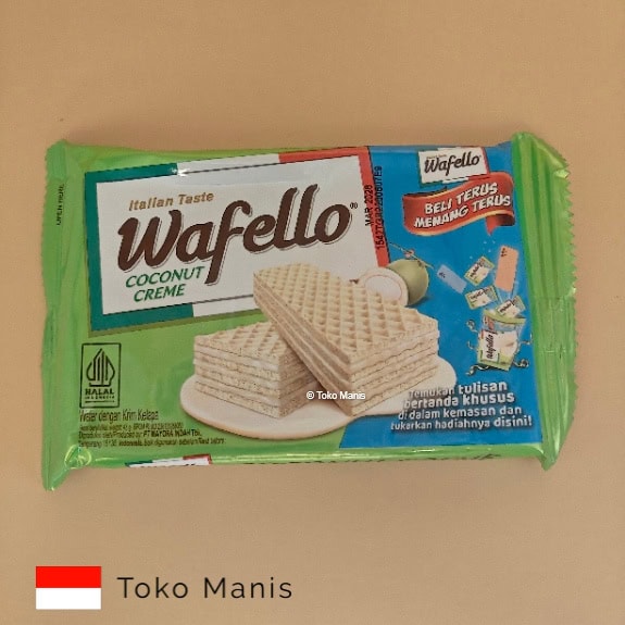 [TM03168] MAYORA WAFELLO Coconut Cream (43 g)