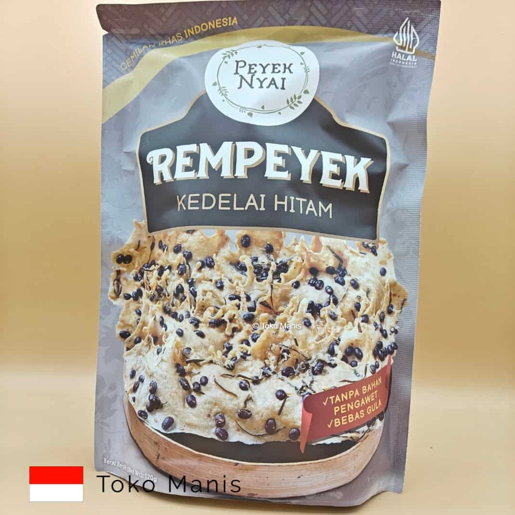 PEYEK NYAI Rempeyek Kedelai Hitam (120 g)