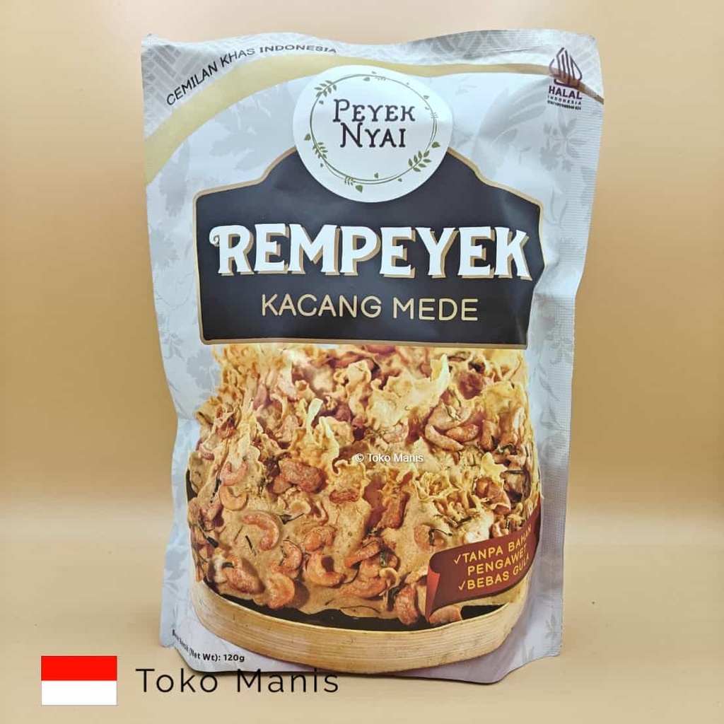 [TM03175] PEYEK NYAI Rempeyek Kacang Mede (120 g)