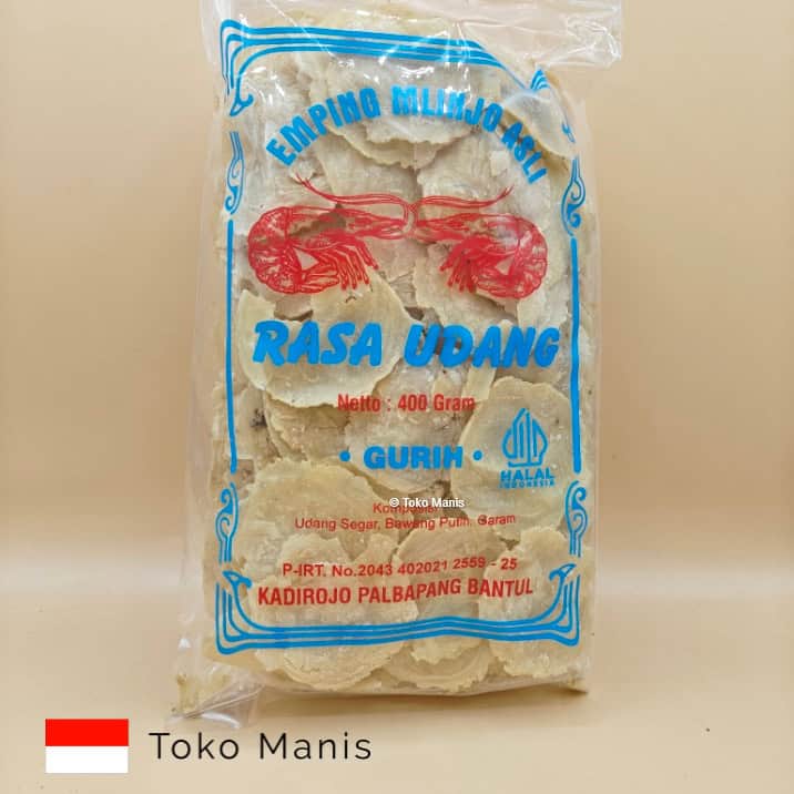 EMPING Melinjo Mentah Bantul Rasa Udang Gurih (400 g)