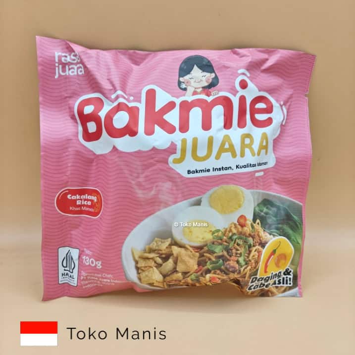 JUARA Bakmi Cakalang Rica Khas Manado (130 g)