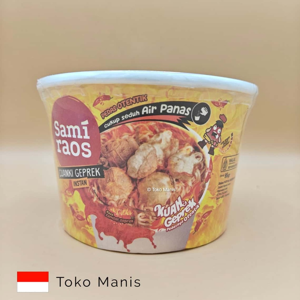 [TM03198] SAMI RAOS Cuankie Geprek Instant (95 g)