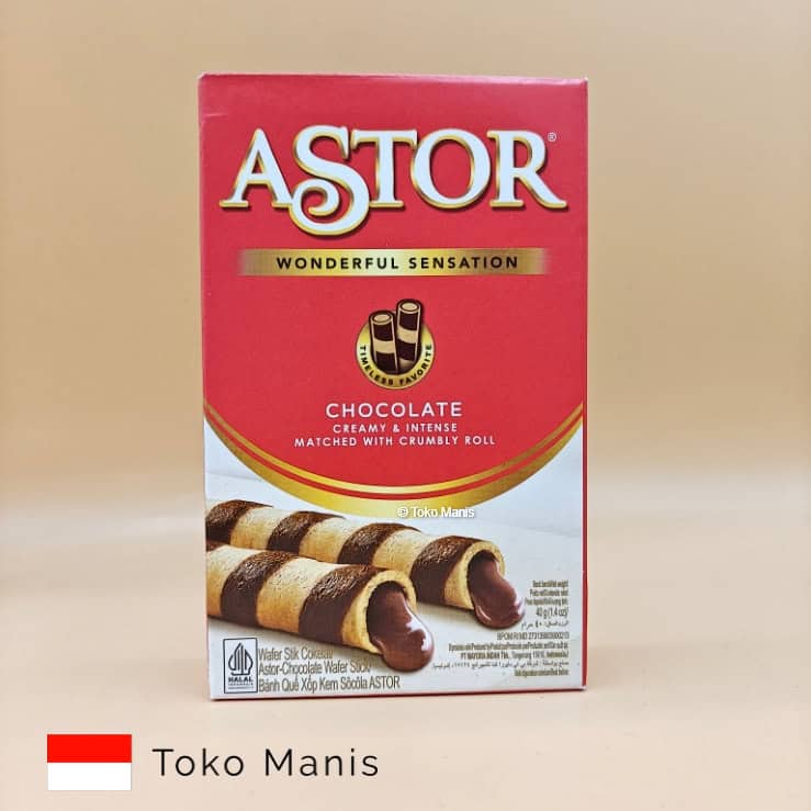 [TM03199] ASTOR Wafer Stick Coklat (40 g)