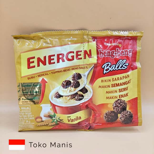 [TM03220] ENERGEN Vanilla + Beng Beng 10 sct x 47 g