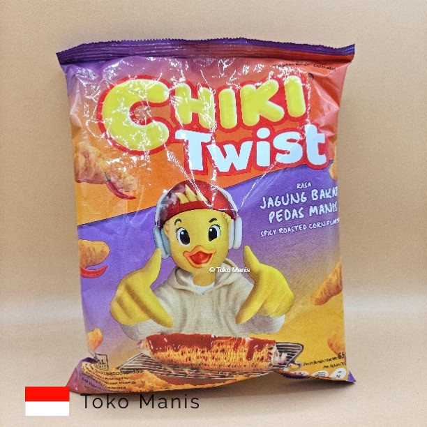 [TM03223] CHIKI Twist Jagung Bakar Pedas Manis (65 g)