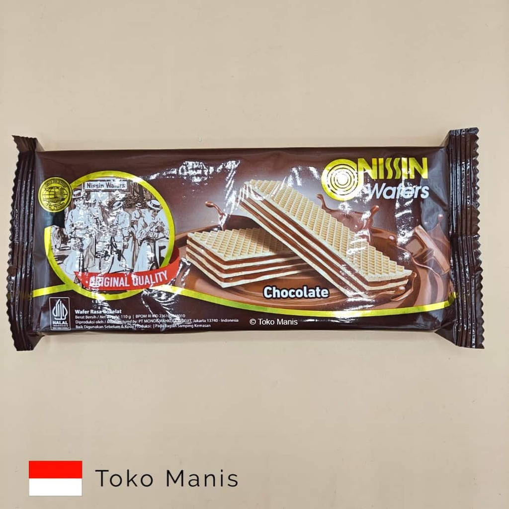 [TM03227] NISSIN Waffer Coklat (110 g)