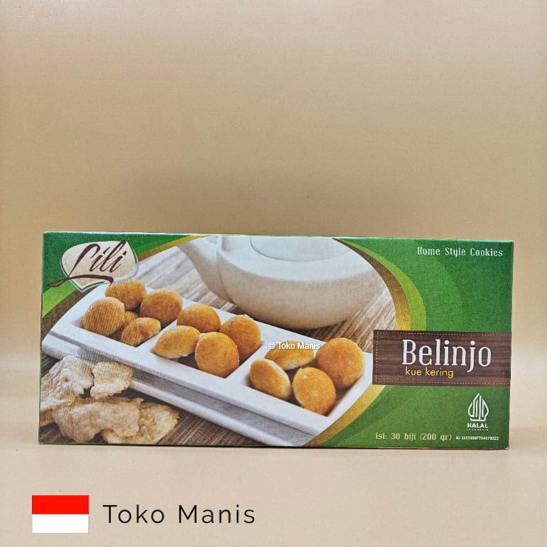 [TM03241] LILI Belinjo Kue Kering 30 pcs (200 g)