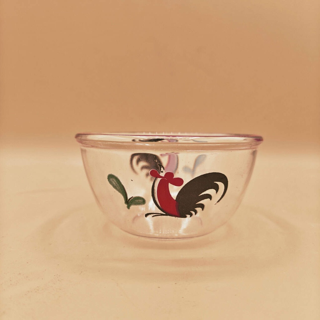 AYAM Jago Kode BIB 4,5 DKR Mangkok Diameter 10 cm