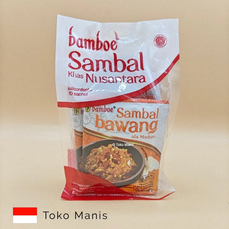 BAMBOE Sambal Bawang Ala Madura (10 sachets x 15 g)