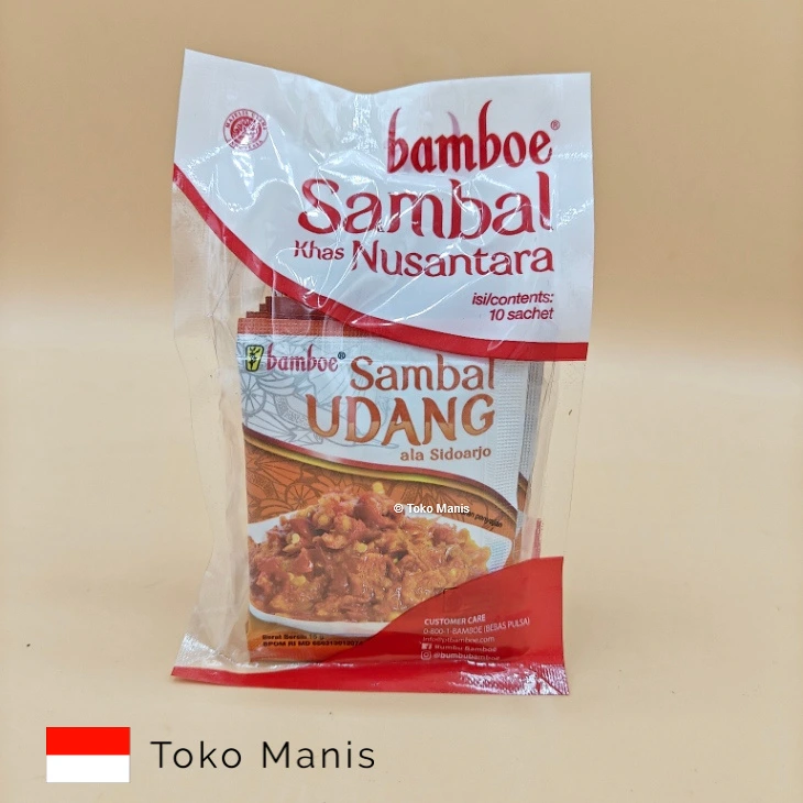 BAMBOE Sambal Udang Ala Sidoarjo (10 sachets x 15 g)