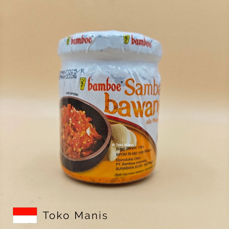 [TM03348] BAMBOE Sambal Bawang ala Madura (100 g)