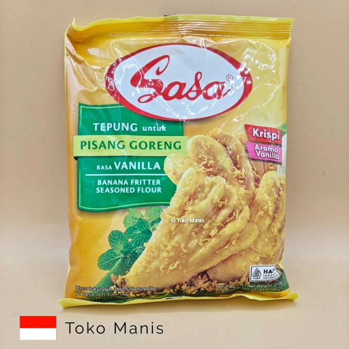 [TM03366] SASA Tepung Pisang Goreng Rasa Vanilla (210 g)