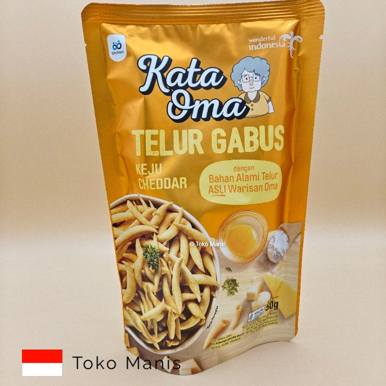 [TM03374] KATA OMA Telur Gabus Keju Cheddar (50 g)