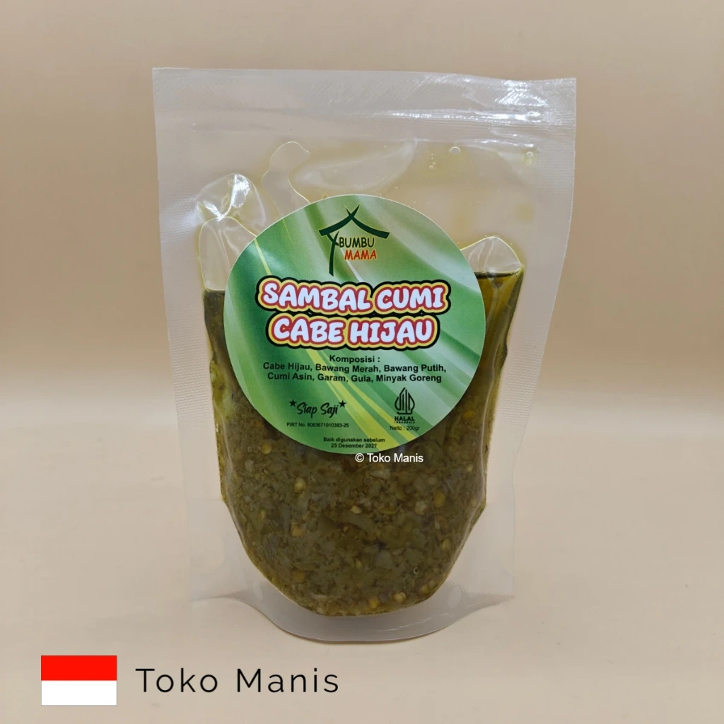 BUMBU MAMA Sambal Cumi Cabai Ijo (200 g)