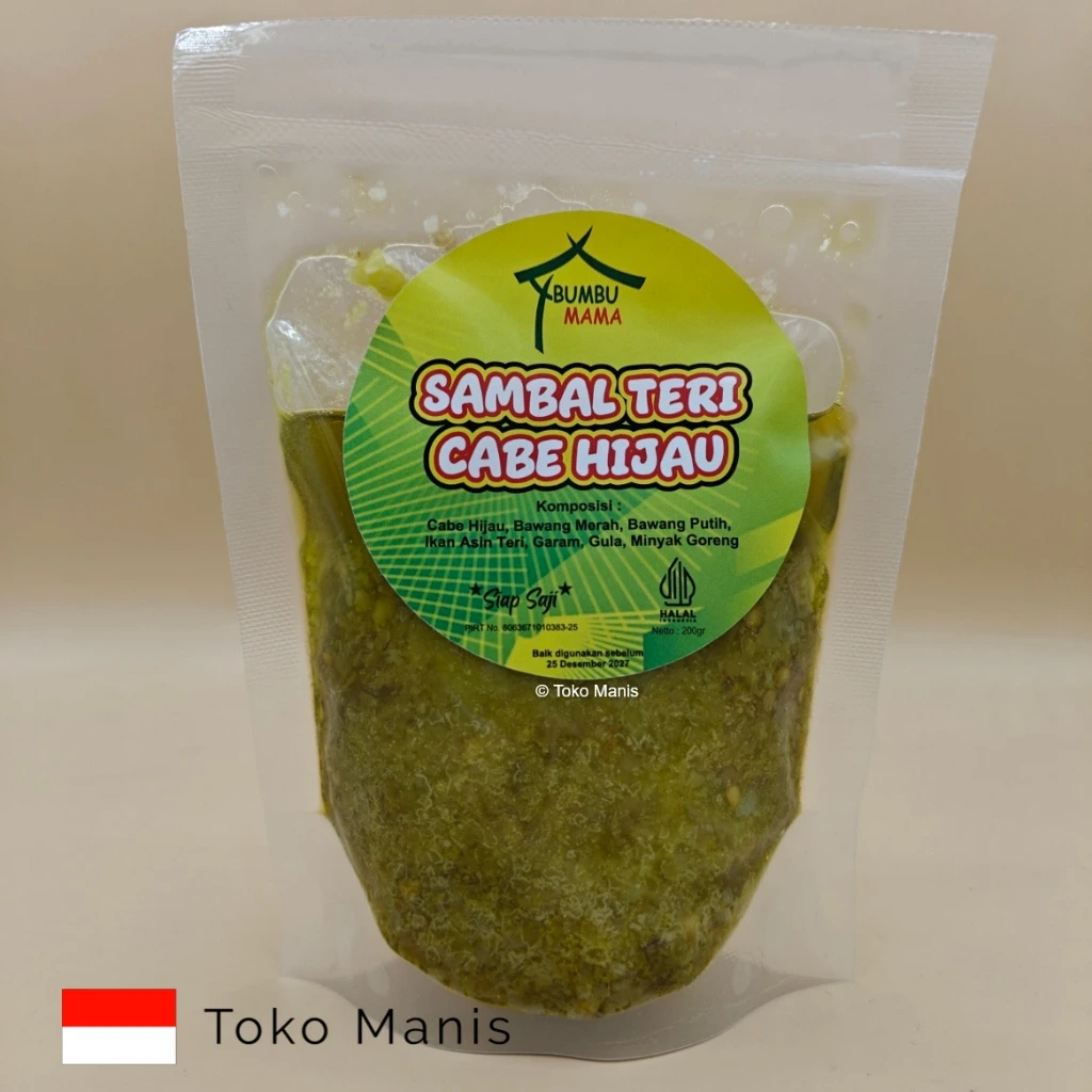 BUMBU MAMA Sambal Ikan Teri Cabai Ijo (200 g)
