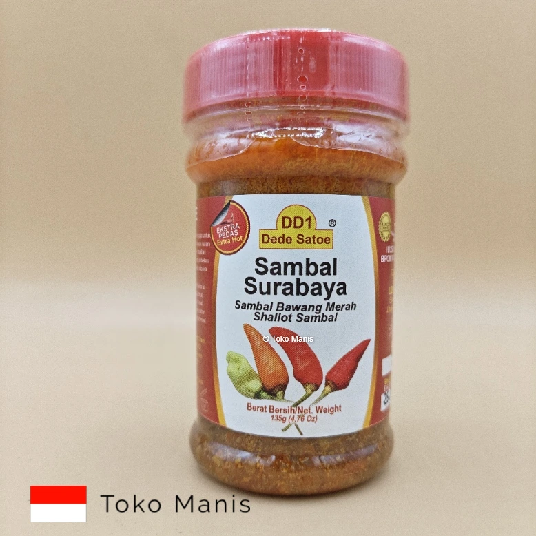 DEDE SATOE Sambal Surabaya Extra Pedas (135 g)