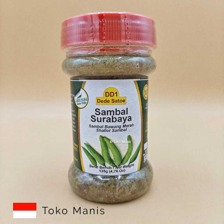 DEDE SATOE Sambal Surabaya Cabai Hijau (135 g)
