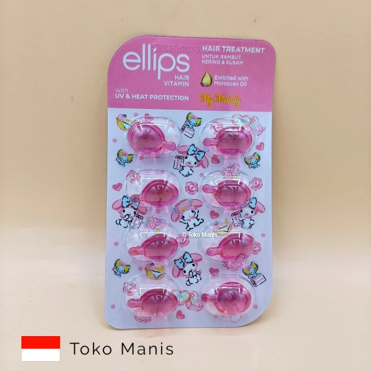 [TM03575] ELLIPS Vitamin Rambut My Melody Pink (8 pcs)