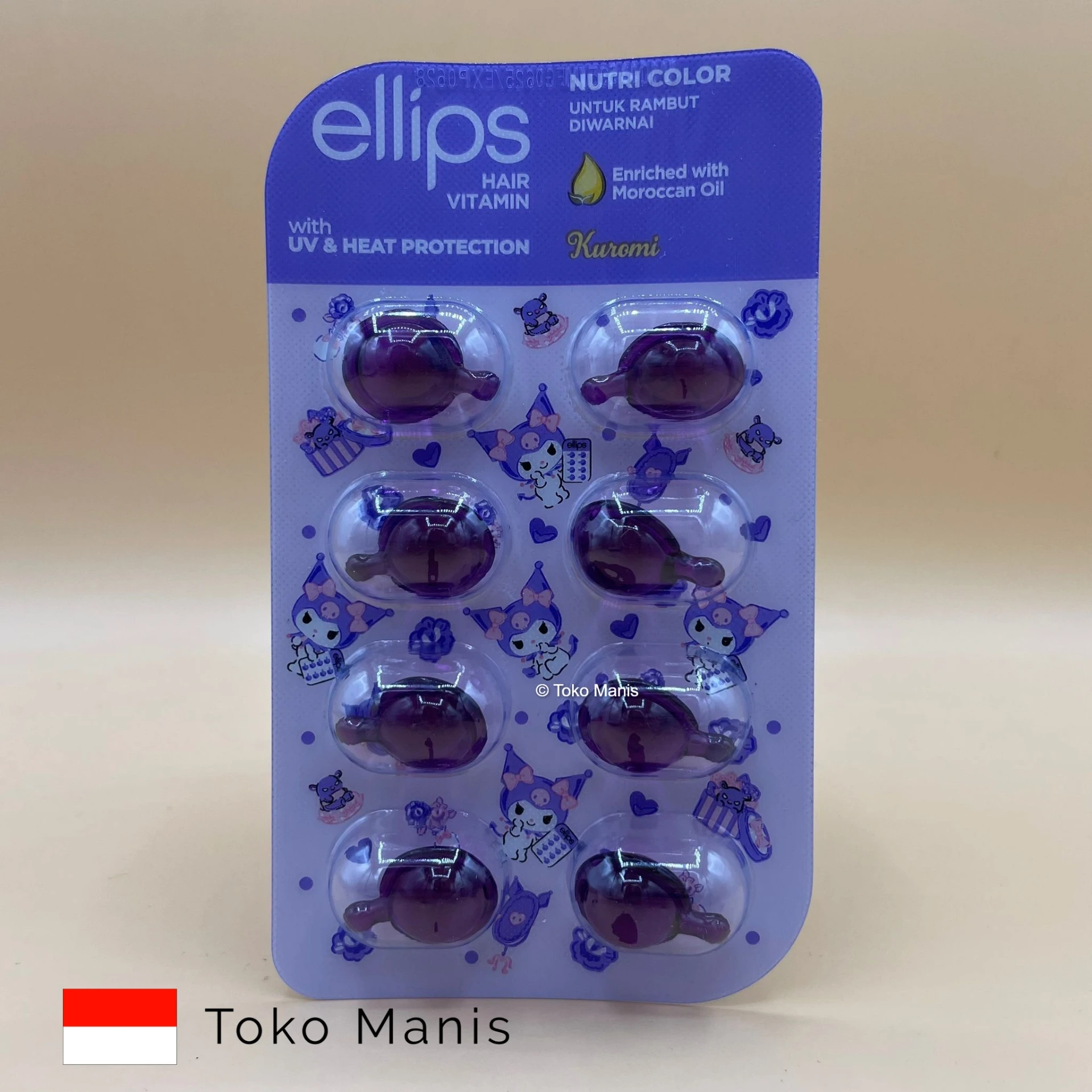 [TM03576] ELLIPS Vitamin Rambut Kuromi Ungu (8 pcs)