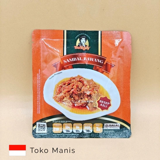 [TM03580] BU RUDY Sambal Bawang 50 g