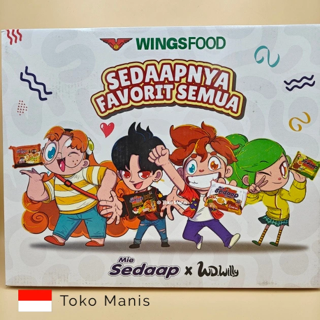 SEDAAP MIX 18 pcs (Ayam Bawang, Soto, Goreng, Korea)