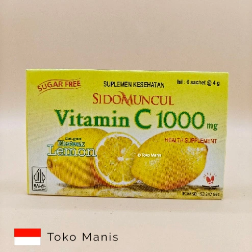 SIDOMUNCUL Vitamin C 1000 mg Extract Lemon (6 sct x 4 g)