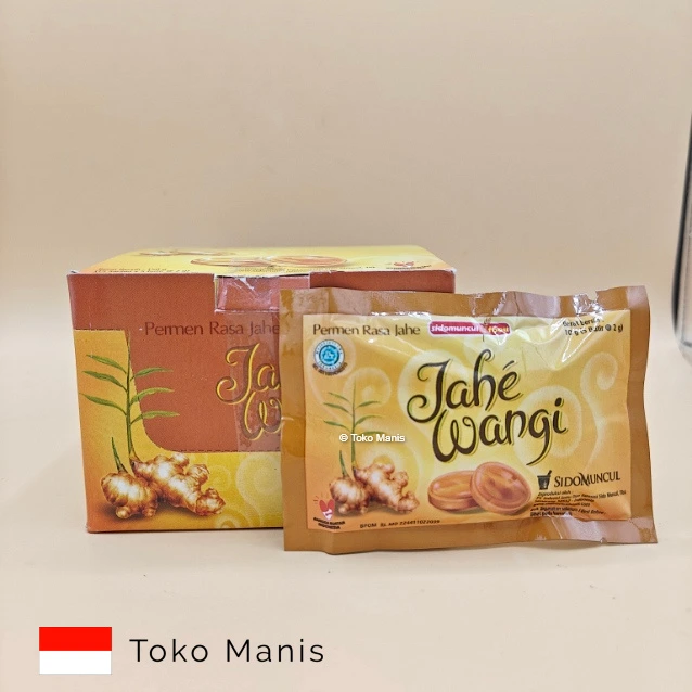 SIDOMUNCUL Jahe Wangi Permen Rasa Jahe (15 sct x 5 pcs x 2 g)