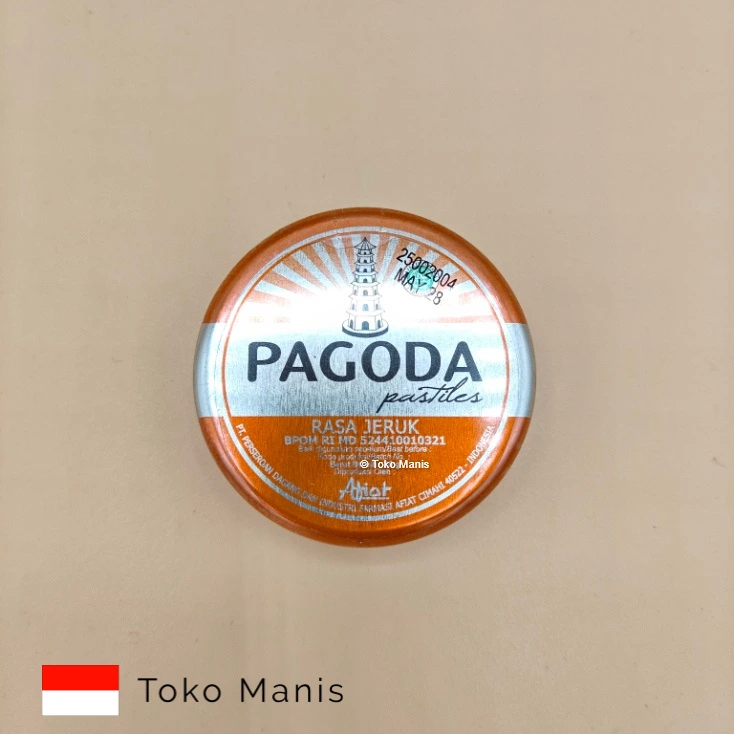 PAGODA Pastiles Rasa Jeruk  (20 g)