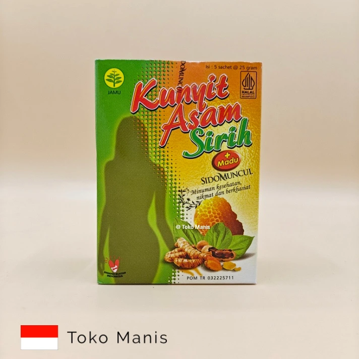 SIDOMUNCUL Kunyit Asam Sirih + Madu (5sct x 25 g)