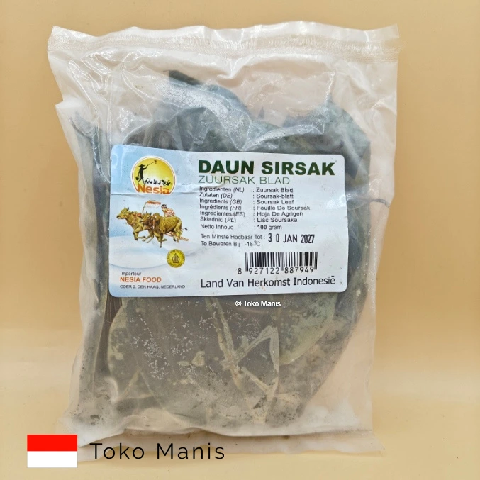 NESIA Daun Sirsak (100 g) — *FROZEN • PICK UP ONLY*