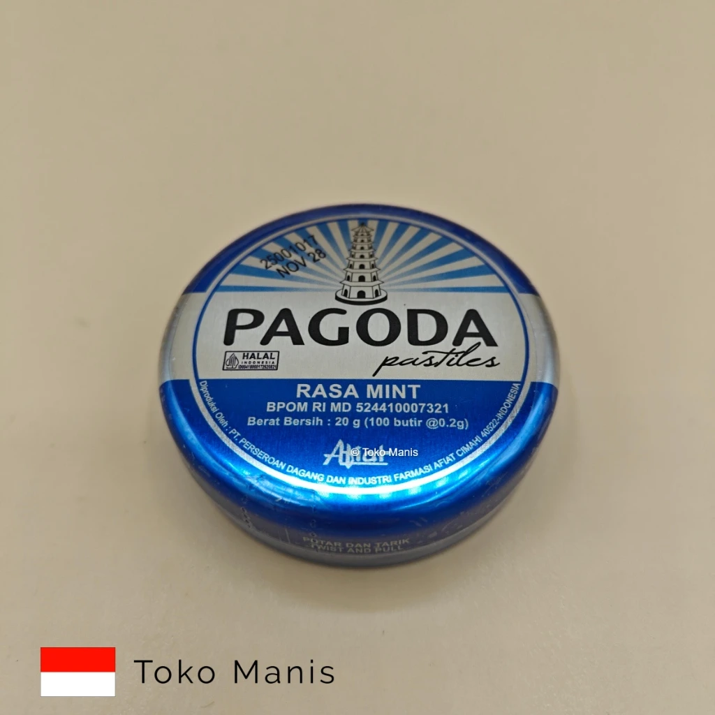 PAGODA Pastiles Rasa Mint 20 g