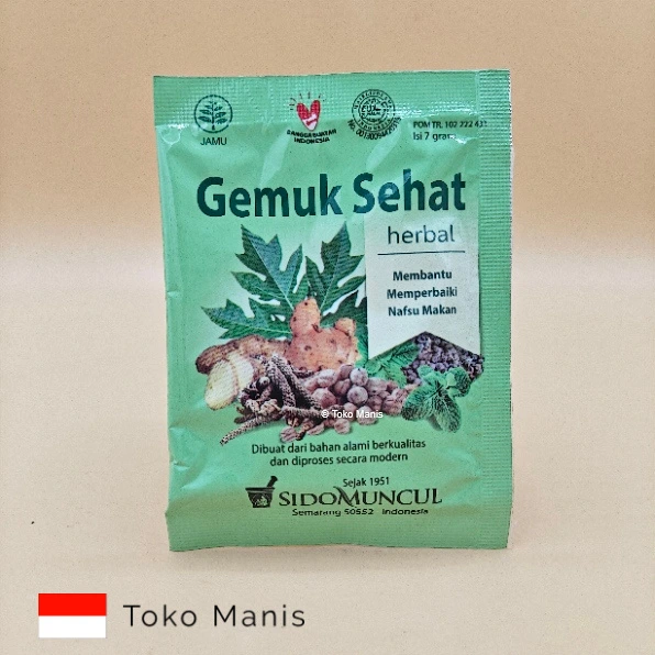 SIDOMUNCUL Gemuk Sehat Herbal (7 g)