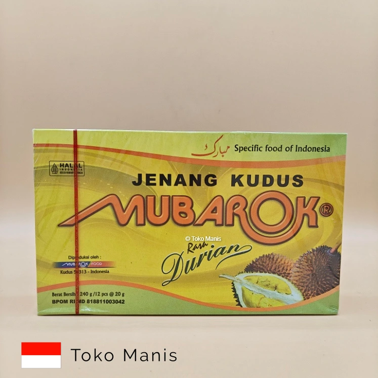 MUBAROK Jenang Kudus Rasa Durian (12 x 20 g)